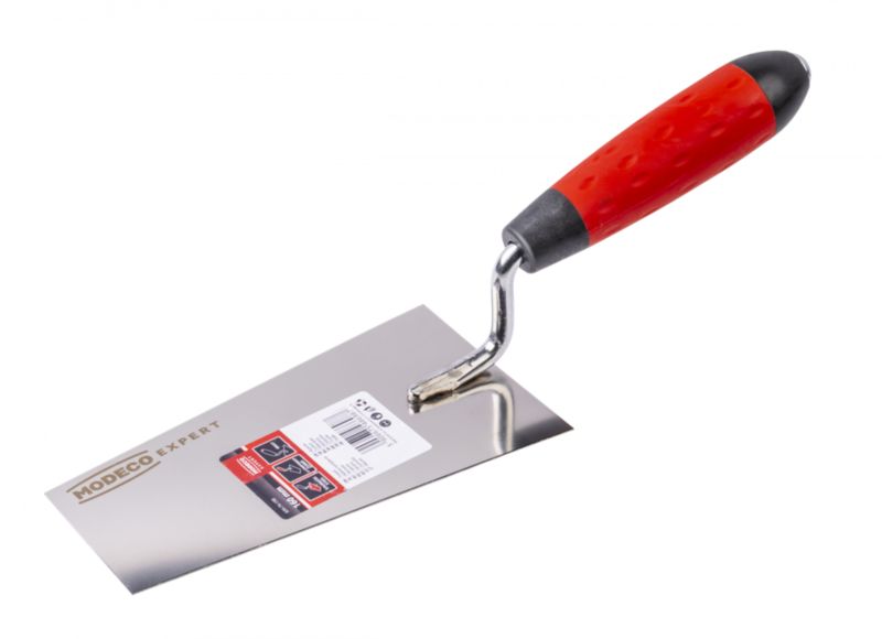 Kielenka trapezowa sztukatorska Modeco Expert nierdzewna z nitem 180 mm ...