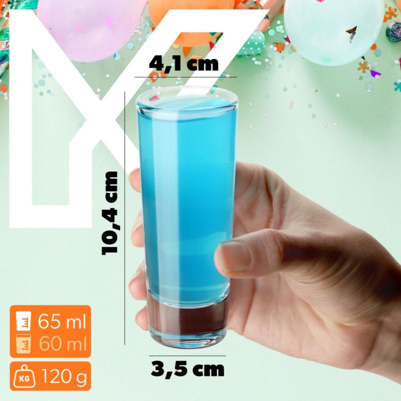 Kieliszki Do Shotów KADAX 60ml 6szt