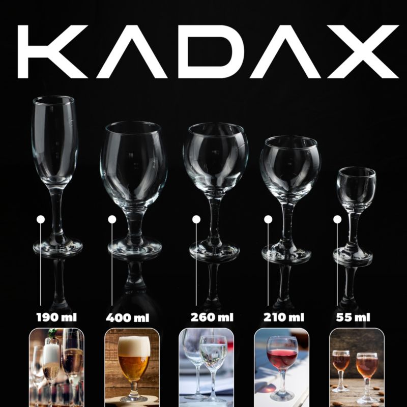 Kieliszki Do Szampana KADAX 190ml 6szt