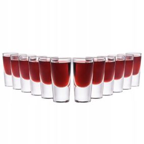 Kieliszki KADAX Do Wódki 28ml Komplet Kieliszków Do Shotów Nalewek 12szt