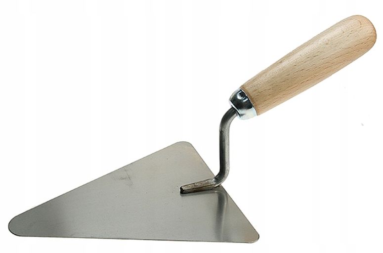 Kielnia murarska Ster'g trójkątna 180 mm nierdzewna do zaprawy, 1 szt.