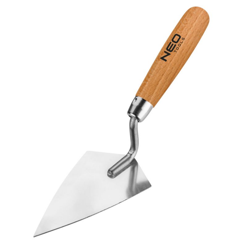 Kielnia sztukatorska NEO TOOLS ostra, 140 x 80 mm, uchwyt drewniany 1 szt