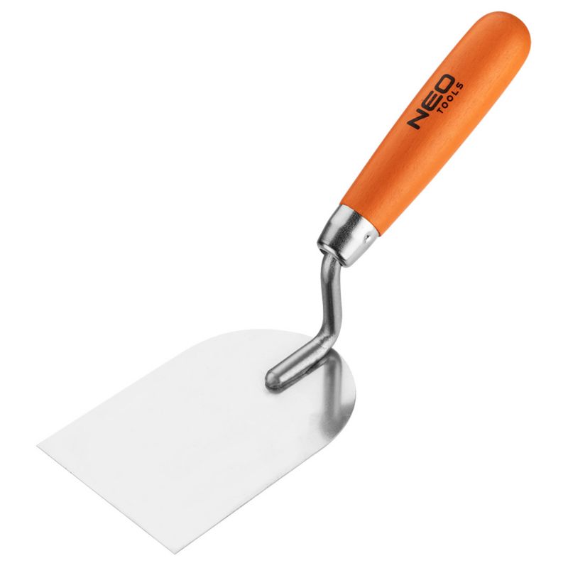 Kielnia sztukatorska NEO TOOLS podkówka, 80 mm, uchwyt drewniany 1 szt