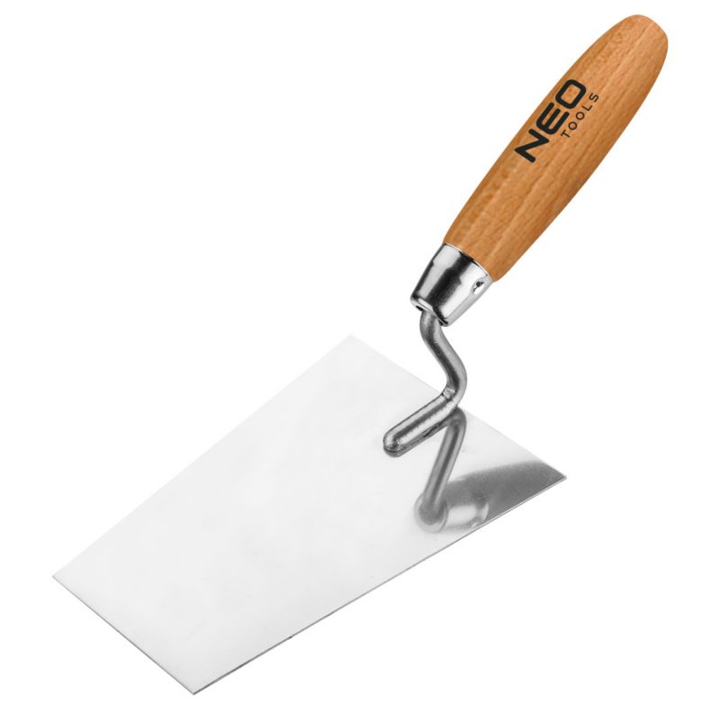 Kielnia sztukatorska NEO TOOLS trapezowa, 160 mm, uchwyt drewniany 1 szt