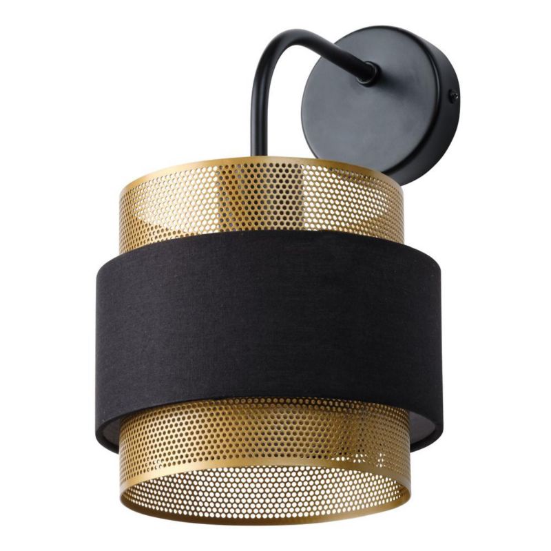 Nástěnné svítidlo Decor Osram E27 dekorativní černé zlato 1 ks.