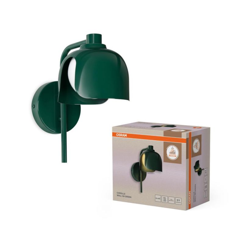 Kinkiet Ścienny Decor Osram Oprawa G9 Dekoracyjna Zielony 1 szt.