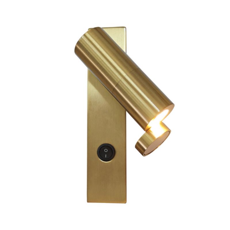 Kinkiet ścienny do czytania Light Prestige MIRI złoty LED 3W biały ciepły 3000K 229lm IP20 - 1 szt.