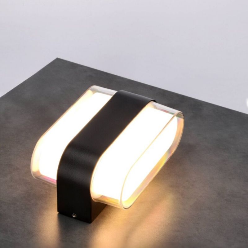 Kinkiet ścienny Edo Gito LED, 12W, 3000K, IP54, 85-265V czarna, EDO777661  1 szt.