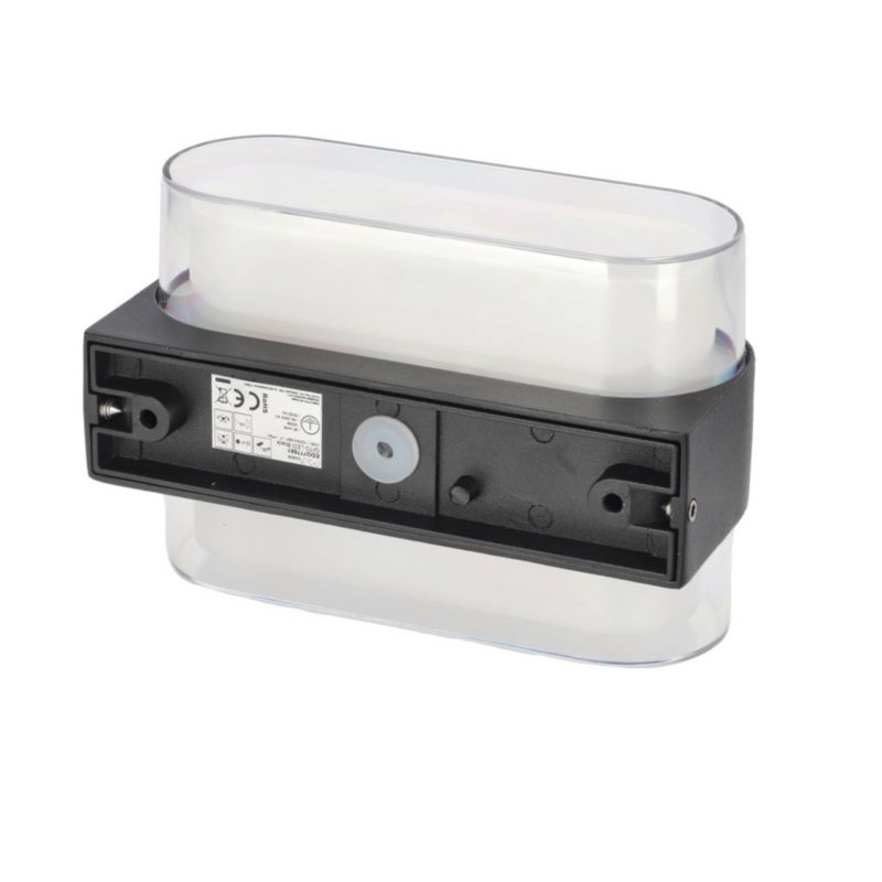 Kinkiet ścienny Edo Gito LED, 12W, 3000K, IP54, 85-265V czarna, EDO777661  1 szt.