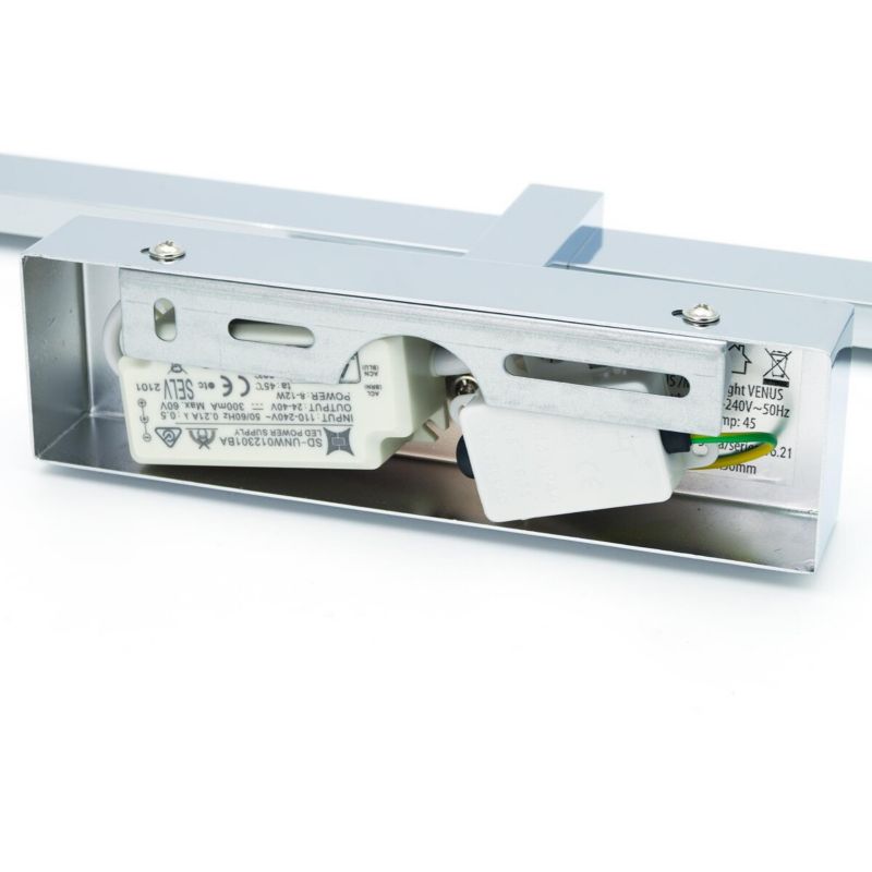 Kinkiet ścienny IdeaLED Venus chromowany biały nad lustro