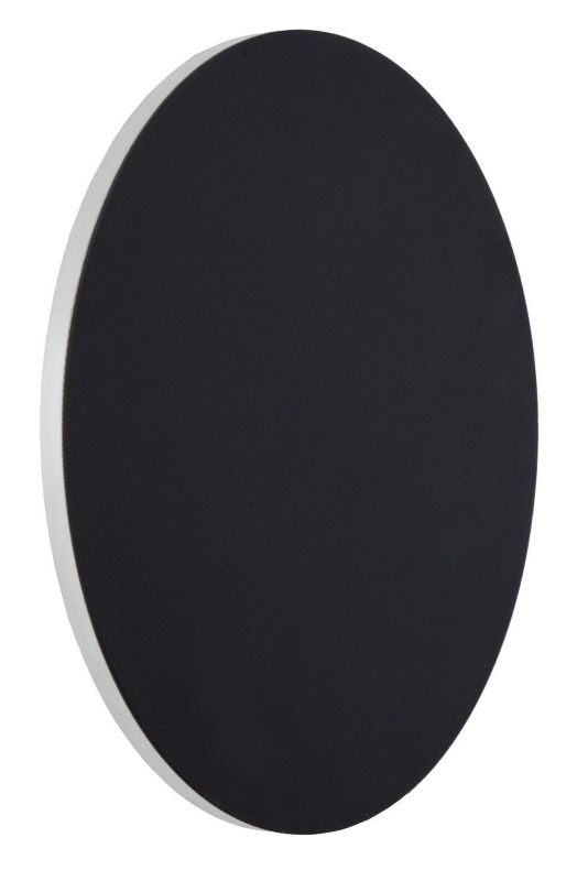 Kinkiet ścienny Lucide Eklyps czarny  LED 8W 3000K 480lm IP20 wym: 3,5 x 25 x 25 cm - 1 szt.