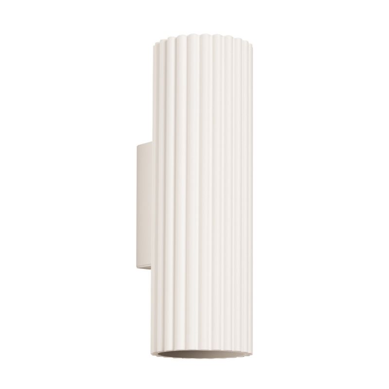 Kinkiet ścienny Sollux Lighting Karbon beżowy góra-dół 2 x GU10 x  IP20 wym: 20 x 6,5 x 8,5 cm - 1 szt.