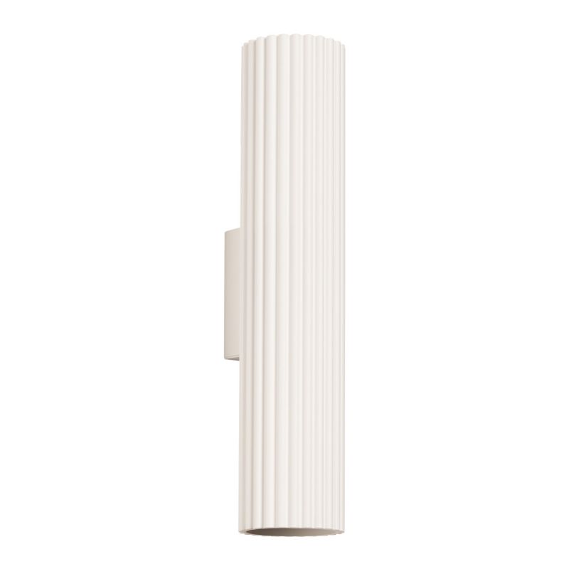 Kinkiet ścienny Sollux Lighting Karbon beżowy góra-dół 2 x GU10 x  IP20 wym: 30 x 6,5 x 8,5 cm - 1 szt.