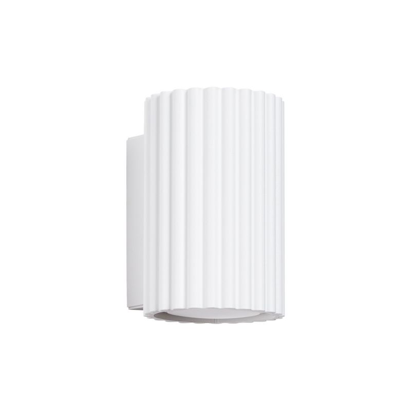 Kinkiet ścienny Sollux Lighting Karbon biały góra-dół 1 x GU10 x  IP20 wym: 10 x 6,5 x 8,5 cm - 1 szt.