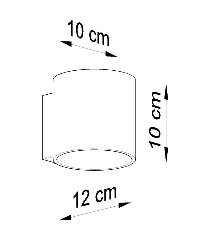 Kinkiet ścienny Sollux Lighting Orbis jasne drewno-biały  1 x G9 x 40W IP20 wym: 12 x 10 x 10 cm - 1 szt.