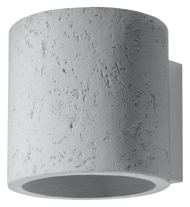 Kinkiet ścienny Sollux Lighting Orbis szary  1 x G9 x 40W IP20 wym: 12 x 10 x 10 cm - 1 szt.