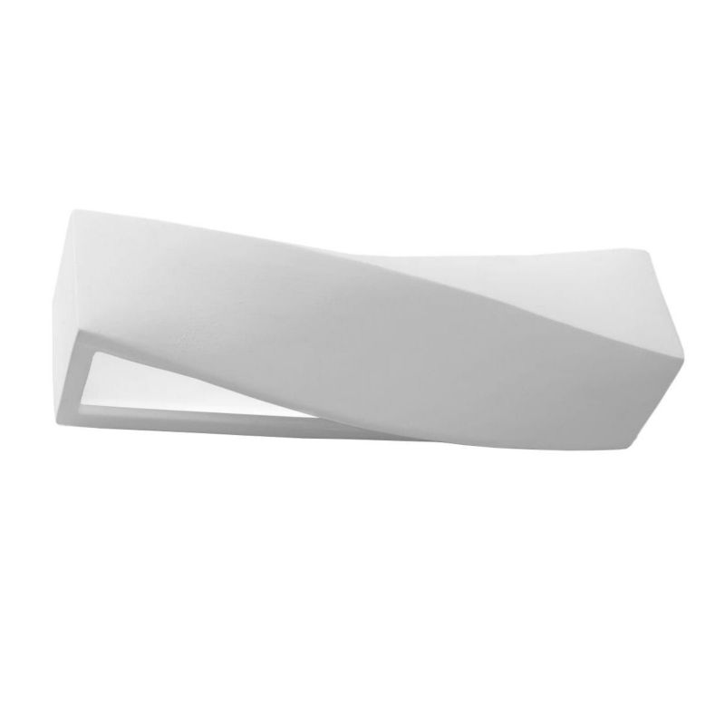 Kinkiet ścienny Sollux Lighting Sigma biały  1 x E27 x 60W IP20 wym: 15 x 42 x 12 cm - 1 szt.