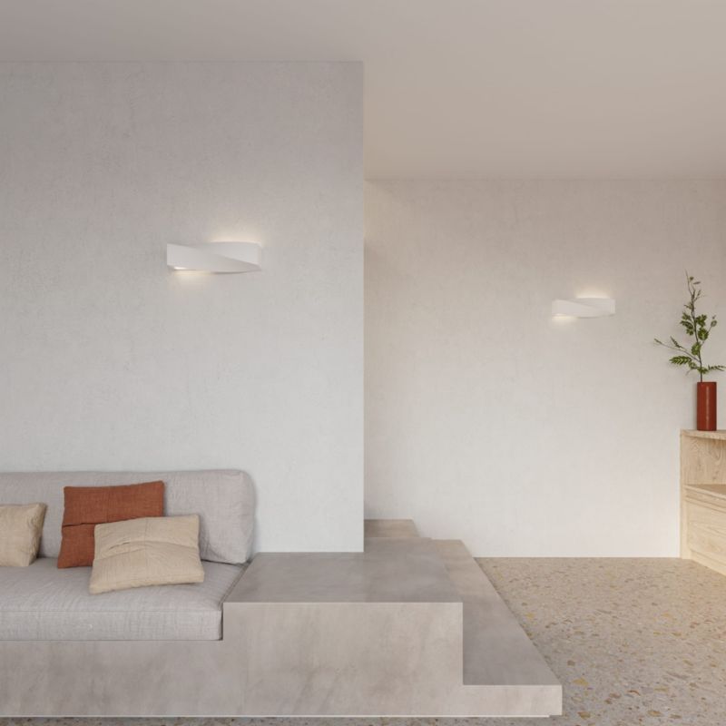 Kinkiet ścienny Sollux Lighting Sigma biały  1 x E27 x 60W IP20 wym: 15 x 42 x 12 cm - 1 szt.