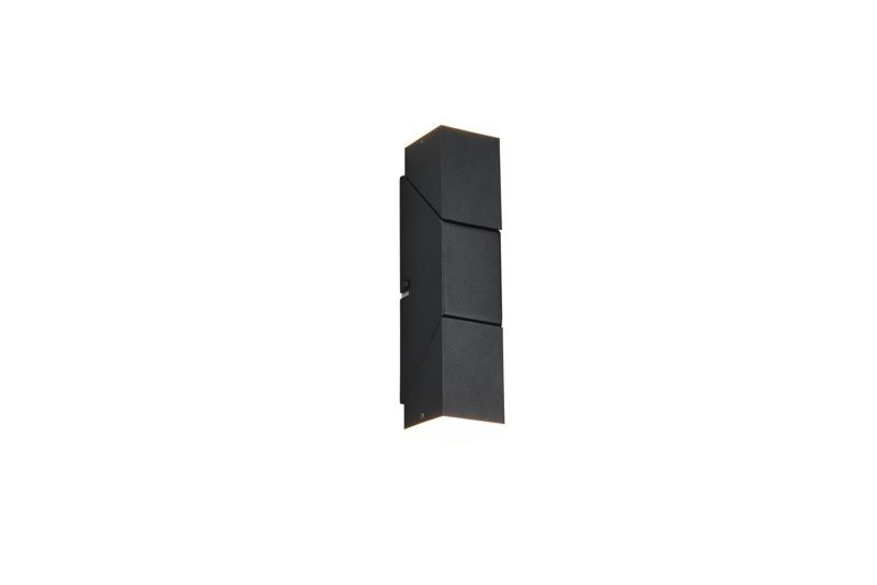 Trio Raglan nástěnné svítidlo černé horní-spodní LED 3W 3000K 2 x 400lm IP20 rozměry: 17 x 5 cm - 1 ks.