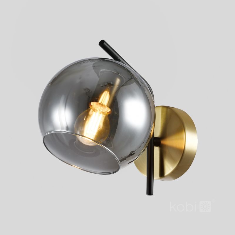 Kinkiet Globe Elegance Smoke Kobi K 1xE14 1szt.