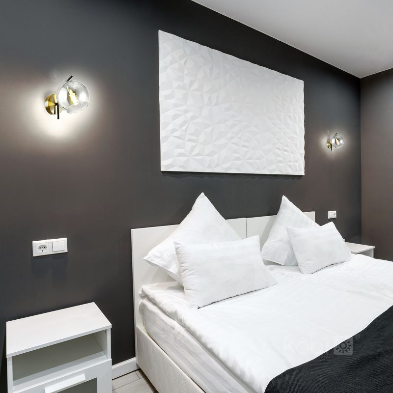 Kinkiet Globe Elegance Smoke Kobi K 1xE14 1szt.