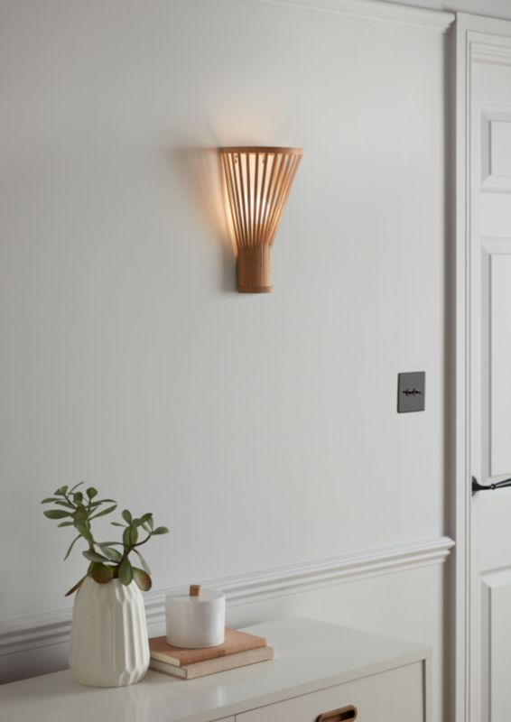 Kinkiet GoodHome Bendego 1-punktowy E14 naturalny