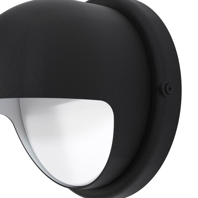 Kinkiet GoodHome Helmet okrągły 650 lm IP44 czarny