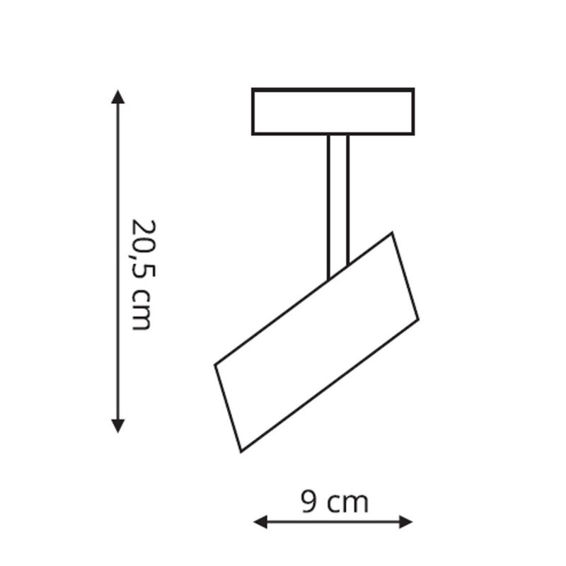 Kinkiet Light Prestige Futuro 1 biały 1 x GU10 1 szt.