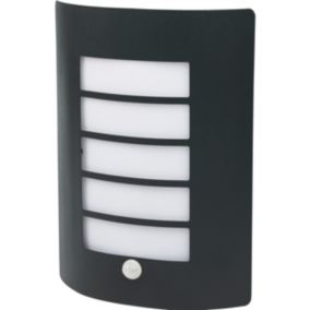 Kinkiet ogrodowy GoodHome Grandy z czujnikiem ruchu 1 x 40 W E27 antracyt