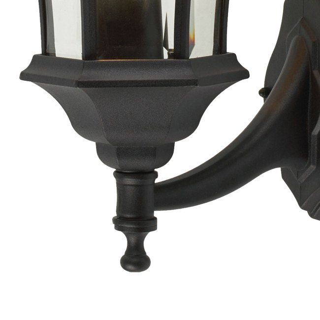 Kinkiet ogrodowy GoodHome Richelieu 1 x 60 W E27 czarny