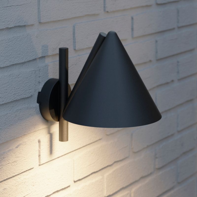 Kinkiet ogrodowy LED GoodHome Eriksson 600 lm IP44 czarny