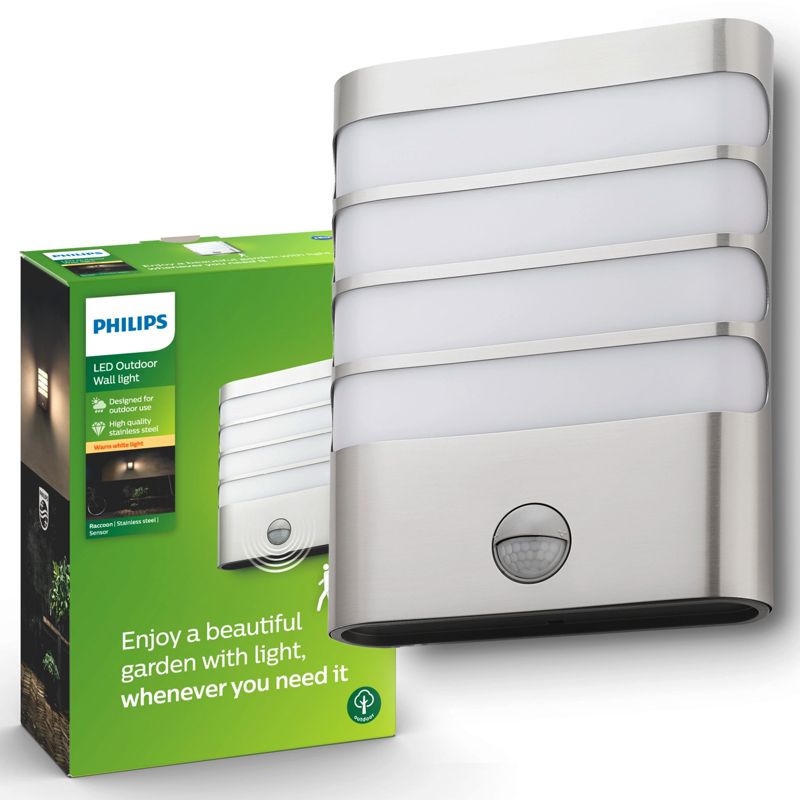 Kinkiet Ogrodowy Raccoon Philips Lampa Elewacyjna Zewnętrzna LED 3W ...