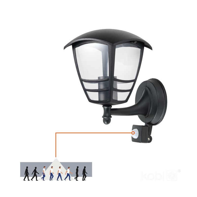 Kinkiet ogrodowy Tevio 1xE27 LX IP54 czarny 1szt.
