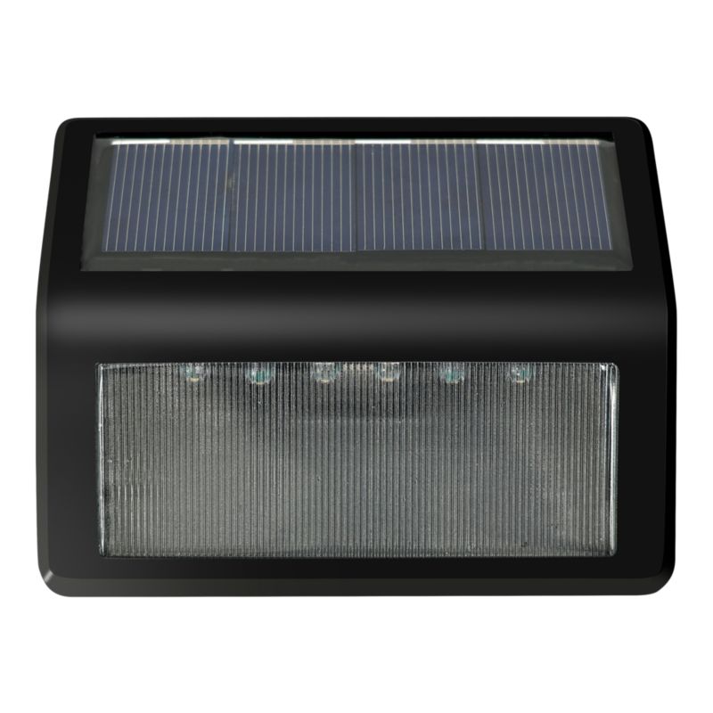 Kinkiet solarny Fence 3000 K IP44 czarny