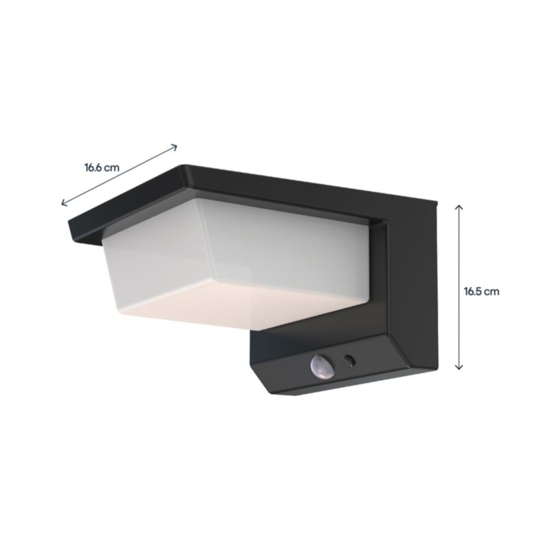 Kinkiet solarny GoodHome 630 lm 5000 K z czujnikiem ruchu