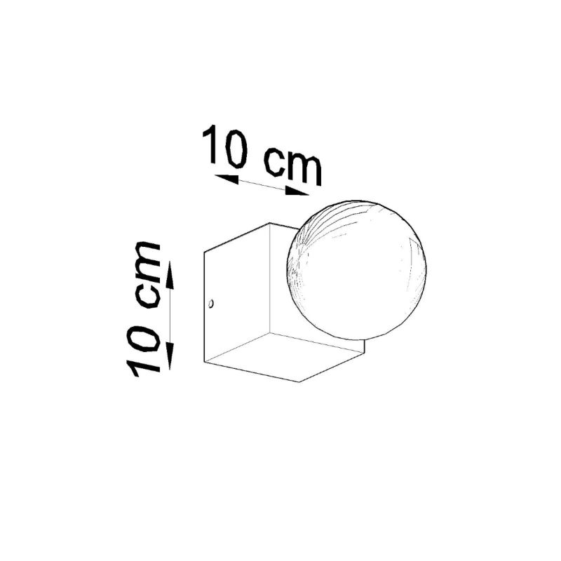 Kinkiet Sollux Lighting ARIZ beton 1 szt.