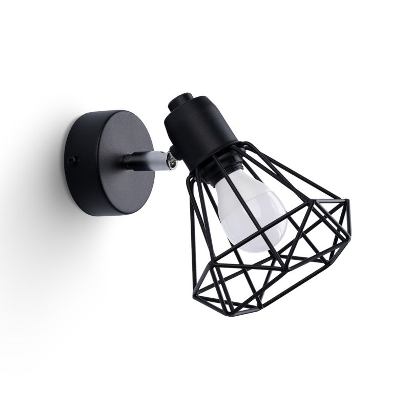Kinkiet Sollux Lighting ARTEMIS 1 czarny 1 szt.