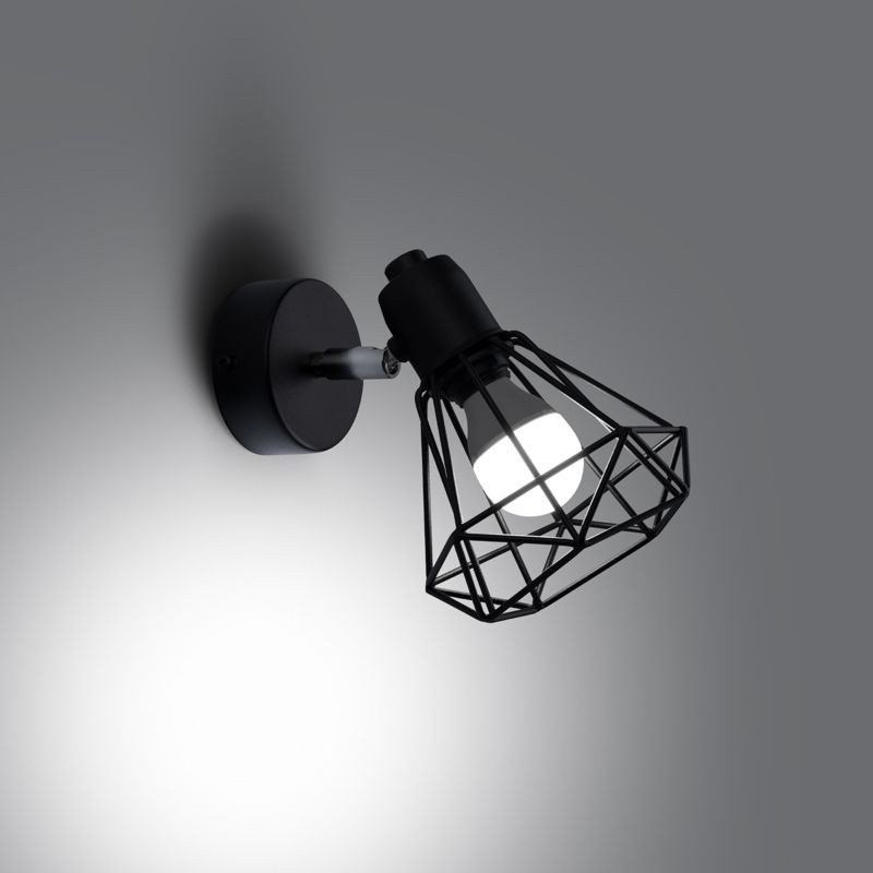 Kinkiet Sollux Lighting ARTEMIS 1 czarny 1 szt.