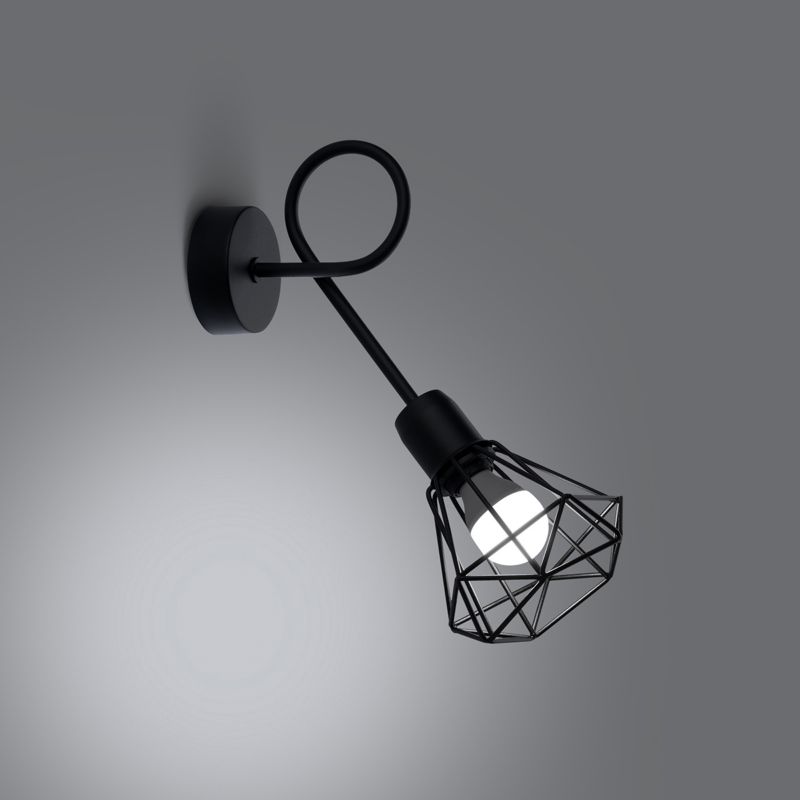 Kinkiet Sollux Lighting ARTEMIS 1S czarny 1 szt.