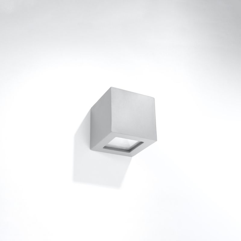 Kinkiet Sollux Lighting ceramiczny LEO szary 1 szt.