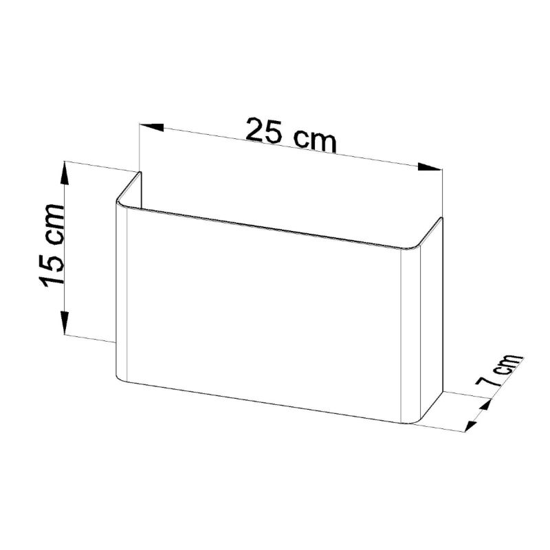 Kinkiet Sollux Lighting COPERTURA biały 1 szt.