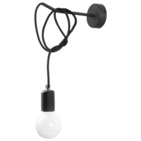 Kinkiet Sollux Lighting EDISON czarny 1 szt.