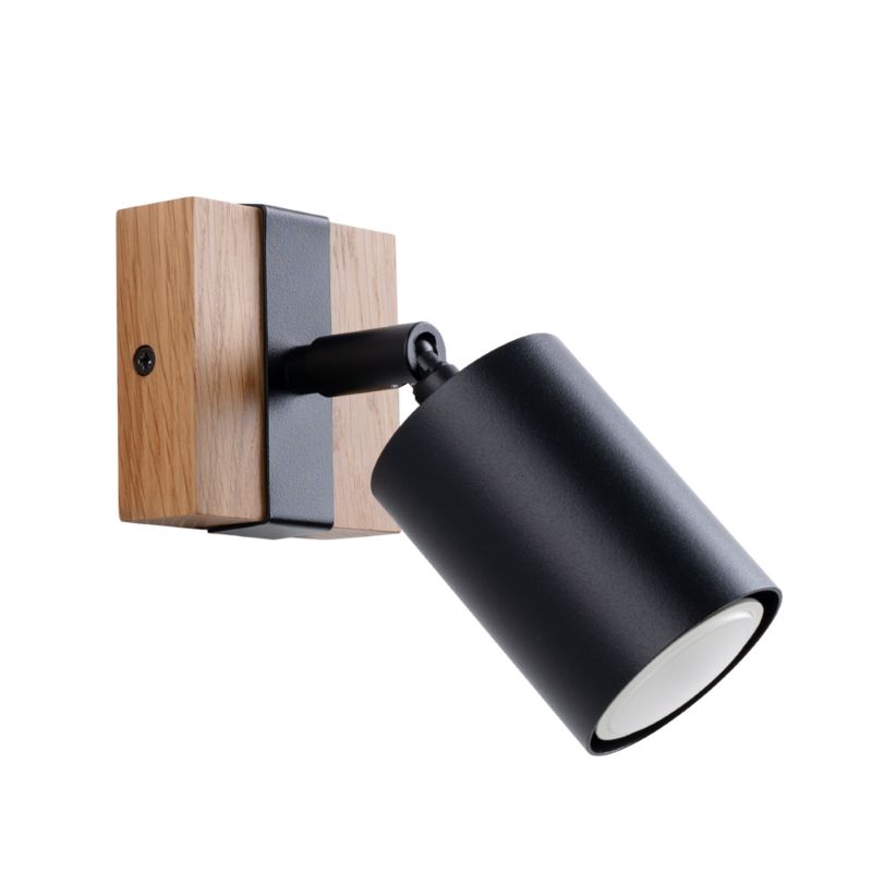Kinkiet Sollux Lighting FAGER 1 czarny 1 szt.