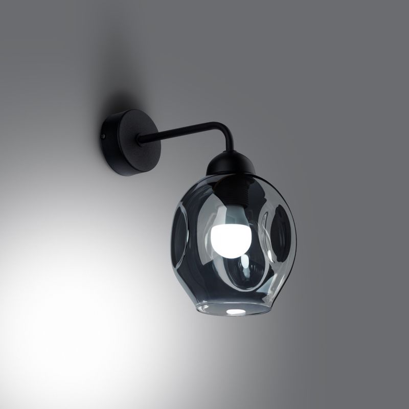 Kinkiet Sollux Lighting FILLAN 1 czarny 1 szt.