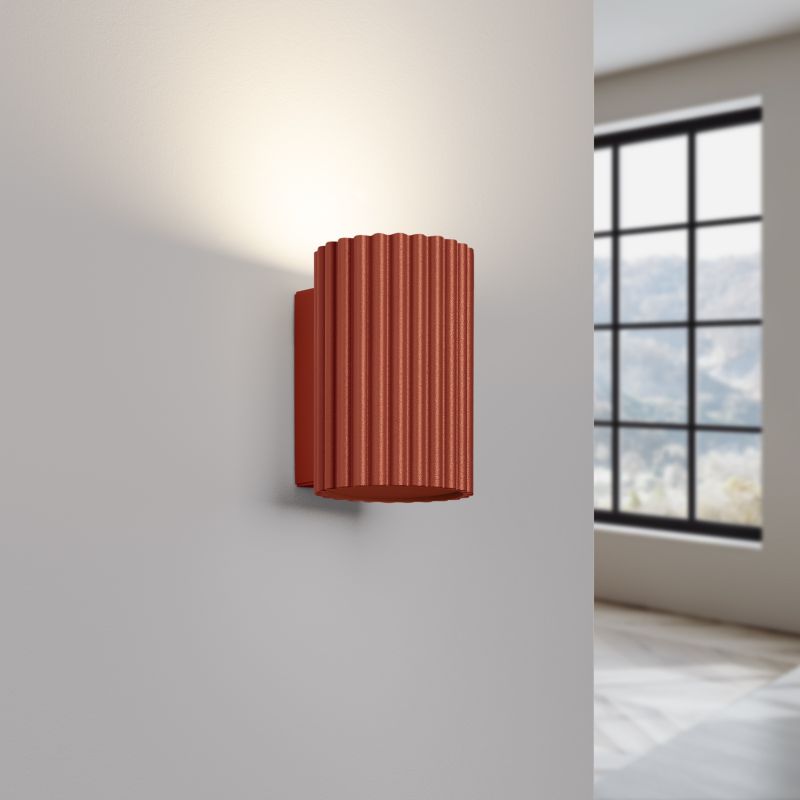 Kinkiet Sollux Lighting KARBON 10 ochra czerwona 1 szt.