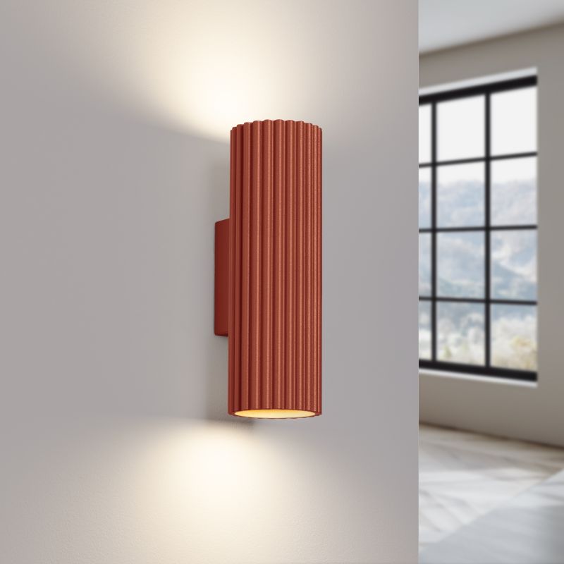 Kinkiet Sollux Lighting KARBON 20 ochra czerwona 1 szt.