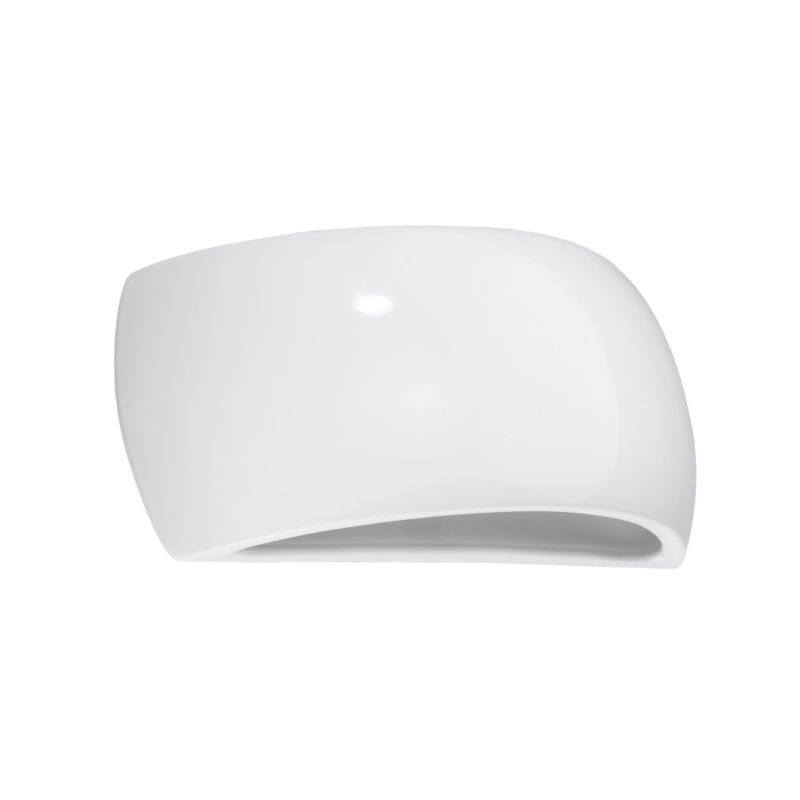 Kinkiet Sollux Lighting lakierowany PONTIUS biały połysk 1 szt.