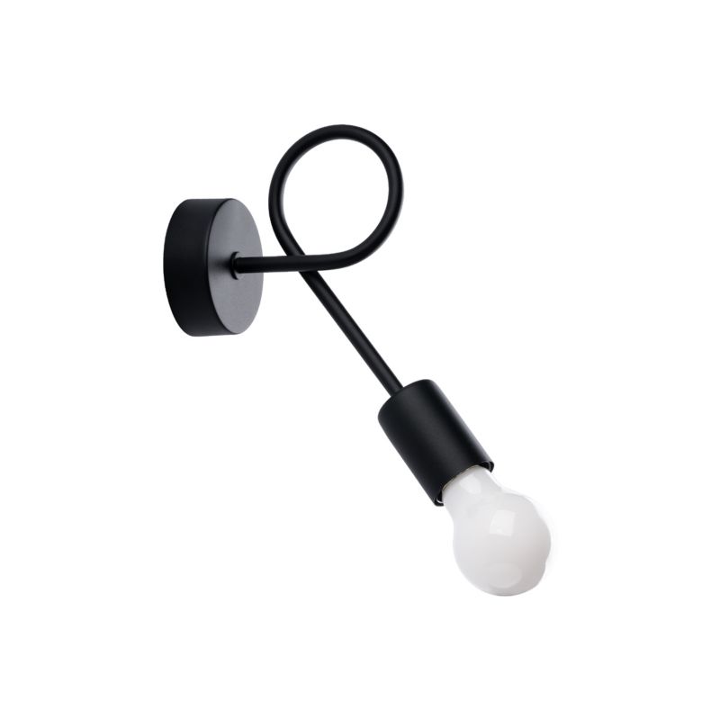 Kinkiet Sollux Lighting LEVAR czarny 1 szt.