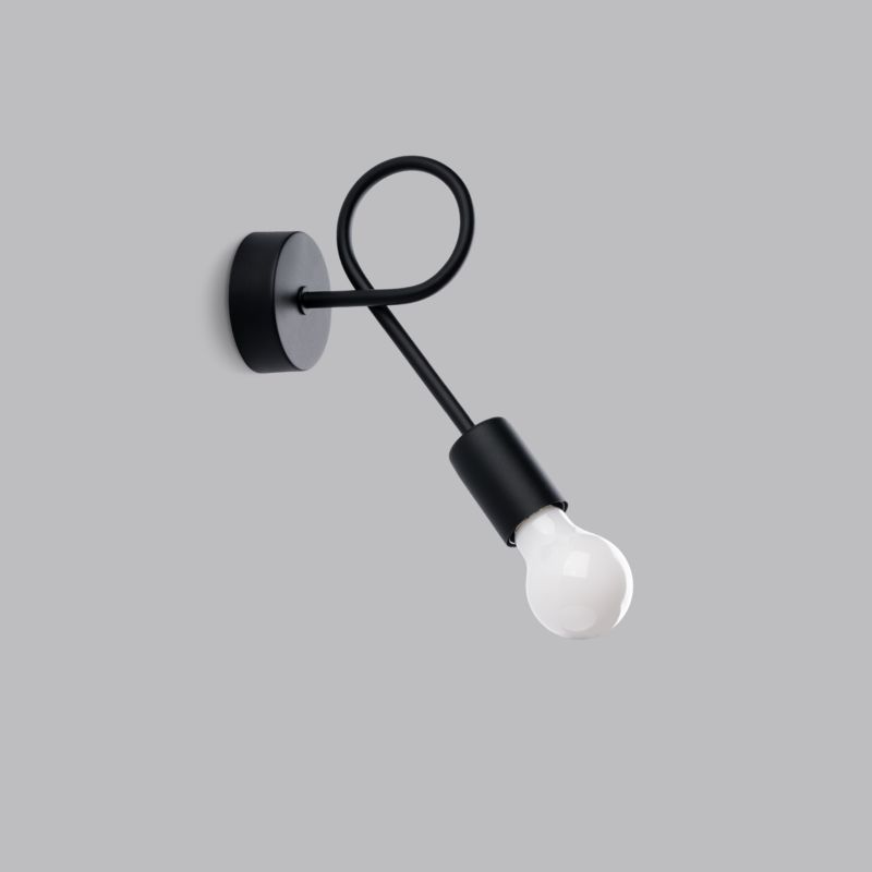 Kinkiet Sollux Lighting LEVAR czarny 1 szt.