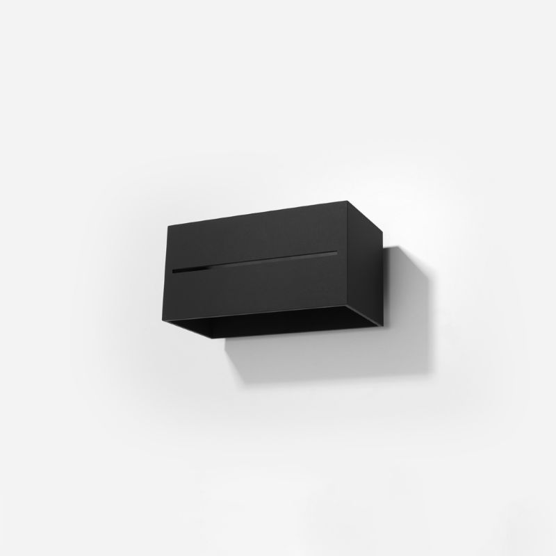Kinkiet Sollux Lighting LOBO MAXI czarny 1 szt.
